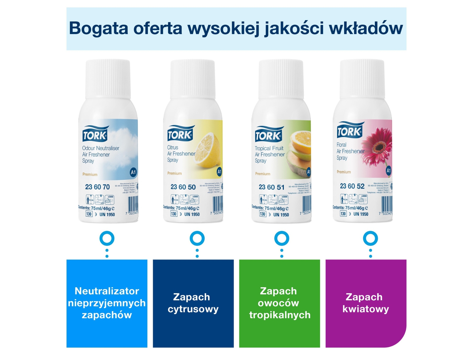 Dozownik A1 TORK 562000 Do odświeżaczy Biały